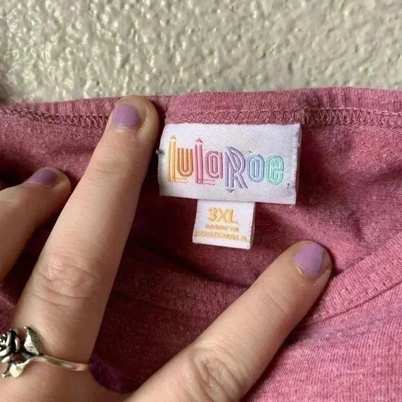 3 for $30 NWOT Lularoe High-low Pink Top sz XXXL - Picture 3 of 4